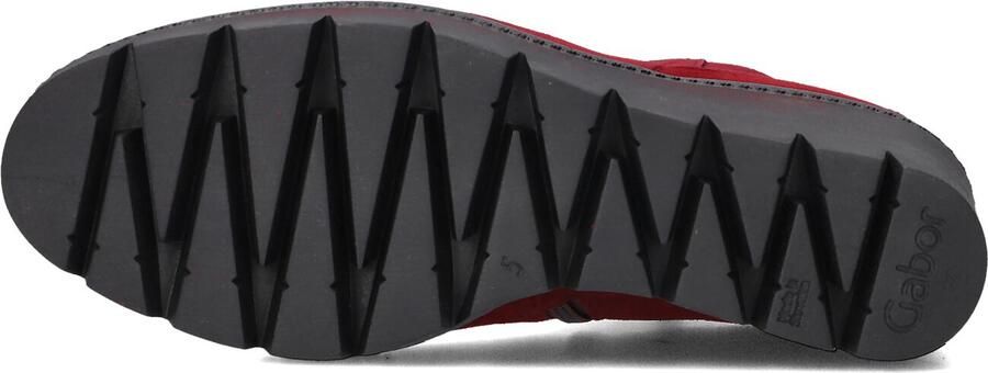 GABOR Enkellaarsjes Dames 780.1 Maat: 44 Materiaal: Suède Kleur: Rood - Foto 5