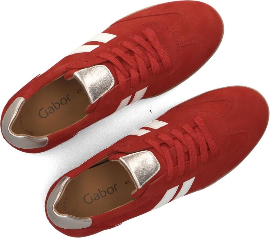 Gabor 300 Sneakers Dames Rood - Foto 2