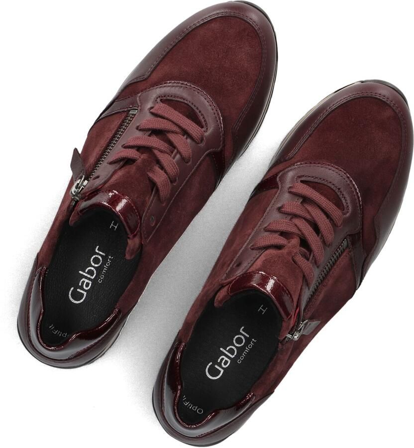 Gabor 528 Sneakers Suède Dames Bordeaux - Foto 2
