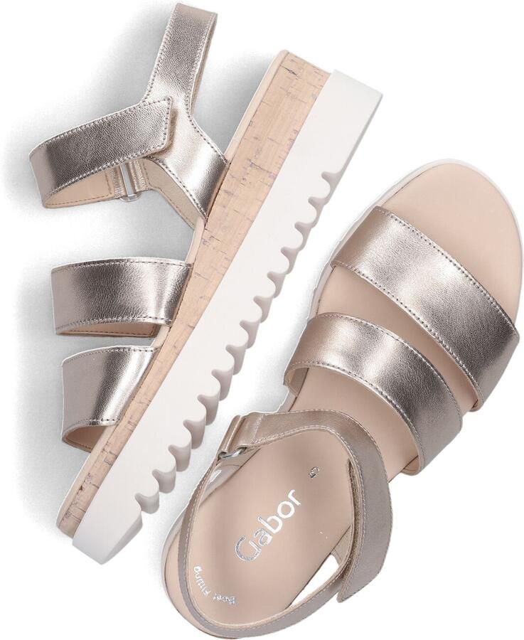 GABOR Sandalen Dames 660 1 Maat: 44 Materiaal: Leer Kleur: Rosegoud