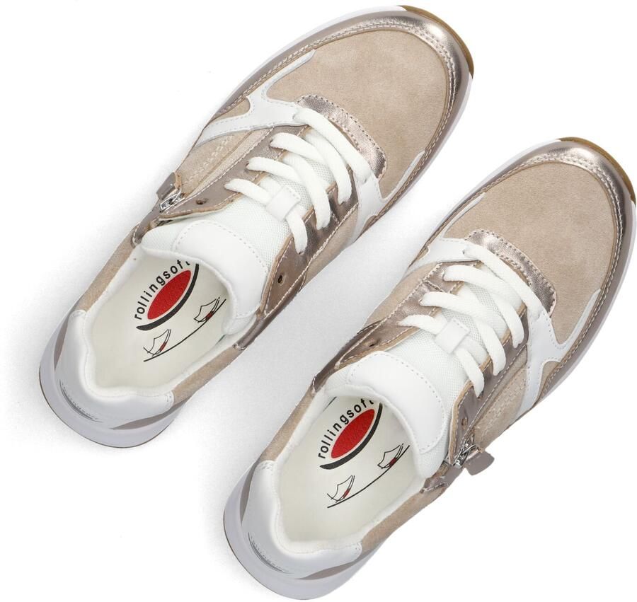 Gabor Rollingsoft Gabor Veterschoen Rolling Soft Rits Beige Goud - Foto 5
