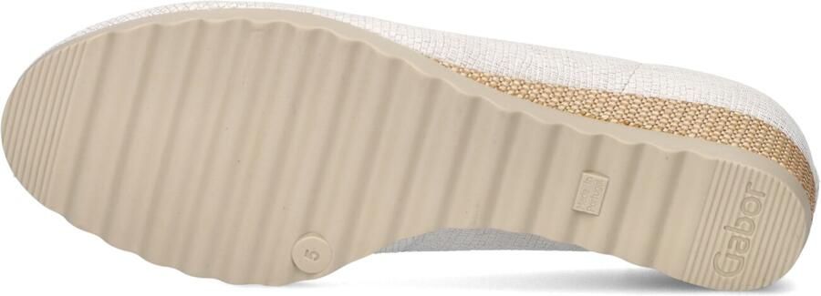 GABOR Instappers Dames 641 Maat: 40 Materiaal: Leer Kleur: Wit - Foto 5