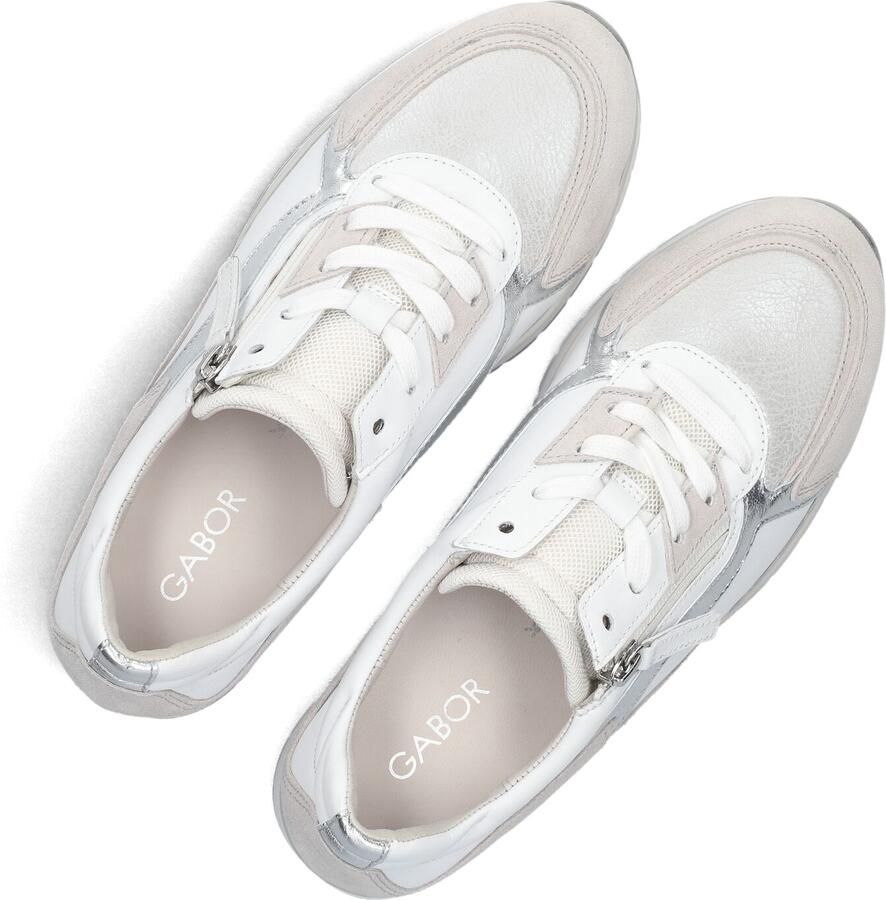 Gabor 305 Sneakers Dames Leren Sneaker Wit - Foto 4