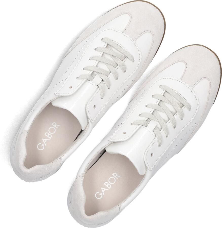 Gabor 432.2 Sneakers Dames Leren Sneaker Wit - Foto 4