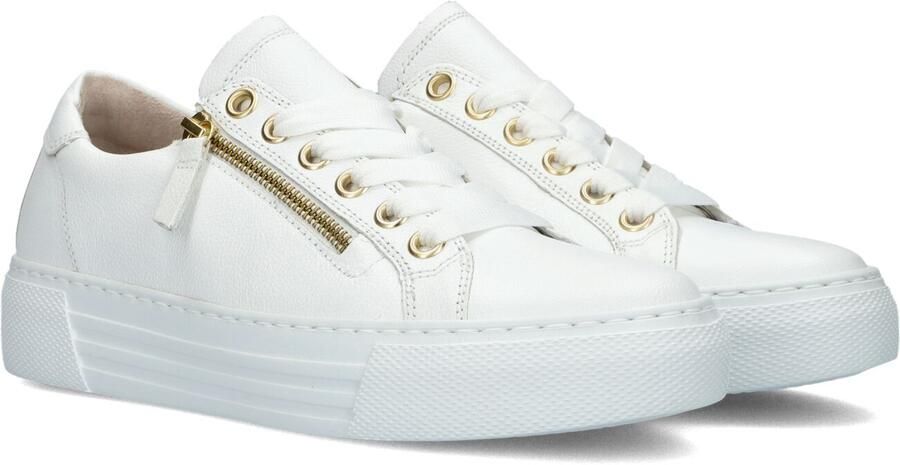 GABOR Lage Sneakers Dames 465 Leer Wit