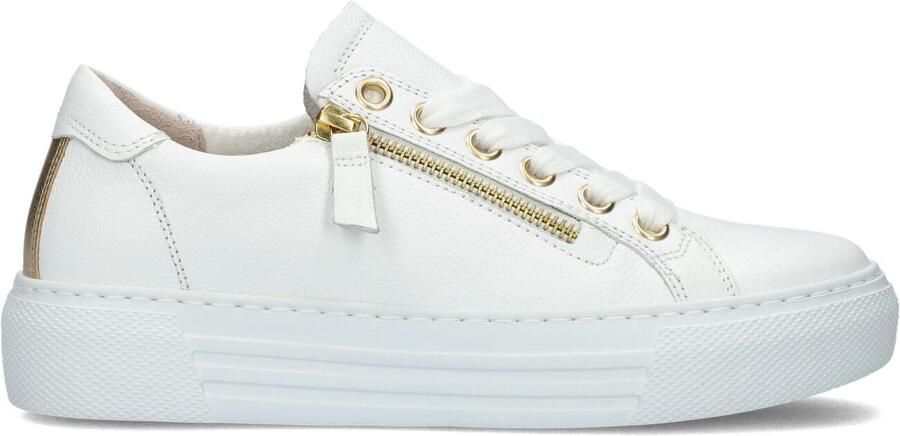 GABOR Lage Sneakers Dames 465 Leer Wit - Foto 3