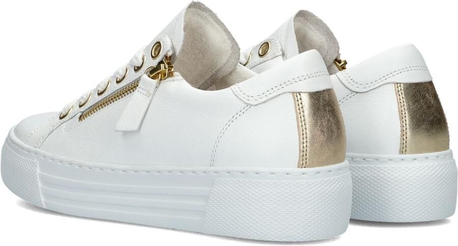 GABOR Lage Sneakers Dames 465 Leer Wit - Foto 2