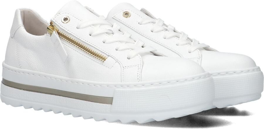 GABOR Lage Sneakers Dames 498 Leer Wit