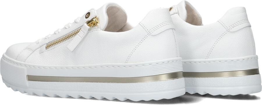 GABOR Lage Sneakers Dames 498 Leer Wit - Foto 3