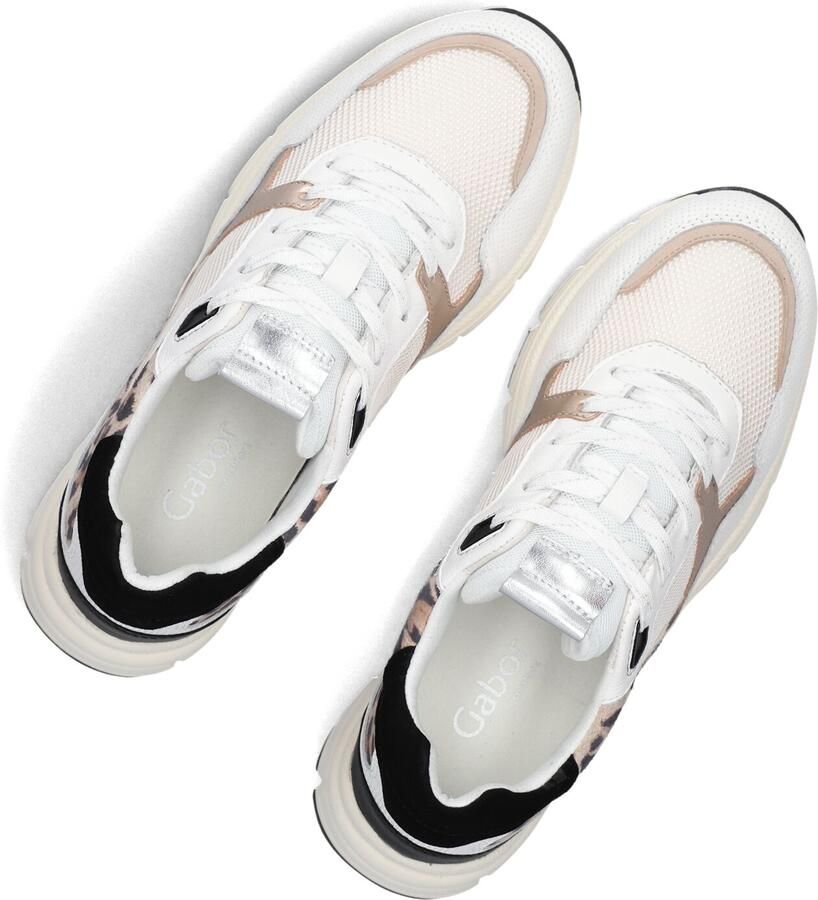 GABOR Lage Sneakers Dames 605 Leer Wit - Foto 2