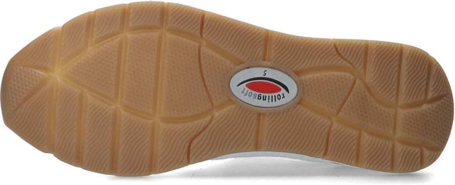 Gabor Rollingsoft Sneaker Veter en Rits Wit Goud Leer - Foto 6