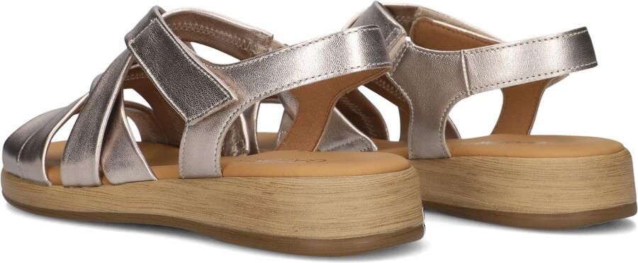 Gabor 736.1 Sandalen Met Sleehak Dames Zilverkleurig - Foto 4
