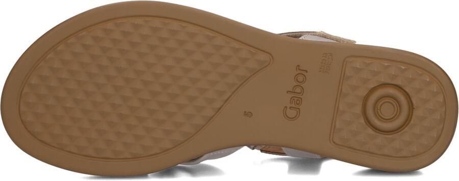 Gabor 736.1 Sandalen Met Sleehak Dames Zilverkleurig - Foto 5
