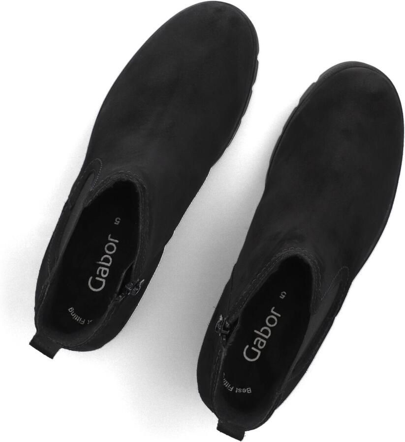GABOR Chelsea Boots Dames 710 Maat: 38 5 Materiaal: Suède Kleur: Zwart