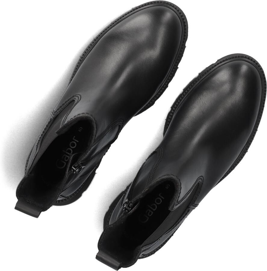 GABOR Chelsea Boots Dames 850.3 Maat: 39 Materiaal: Leer Kleur: Zwart