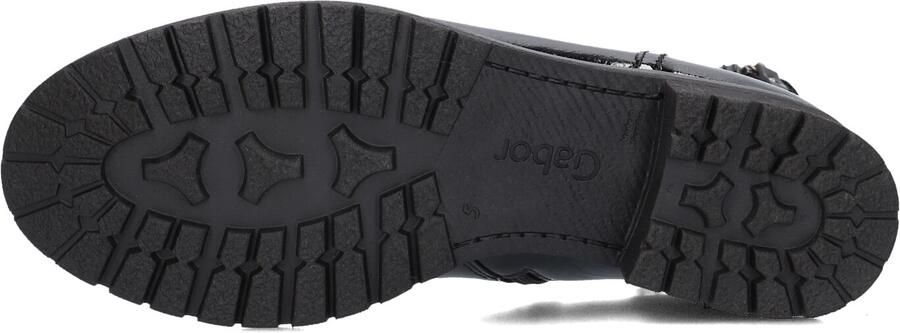 GABOR Enkellaarsjes Dames 092 Maat: 37 Materiaal: Lakleer Kleur: Zwart - Foto 5