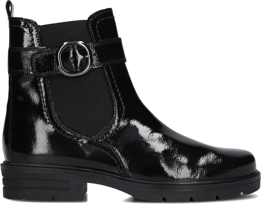 GABOR Enkellaarsjes Dames 653.1 Maat: 35 Materiaal: Lakleer Kleur: Zwart - Foto 2