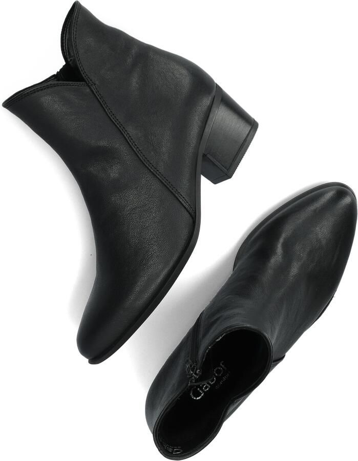 Gabor 680.2 Enkellaarsjes Enkelboots met rits Dames Zwart - Foto 3