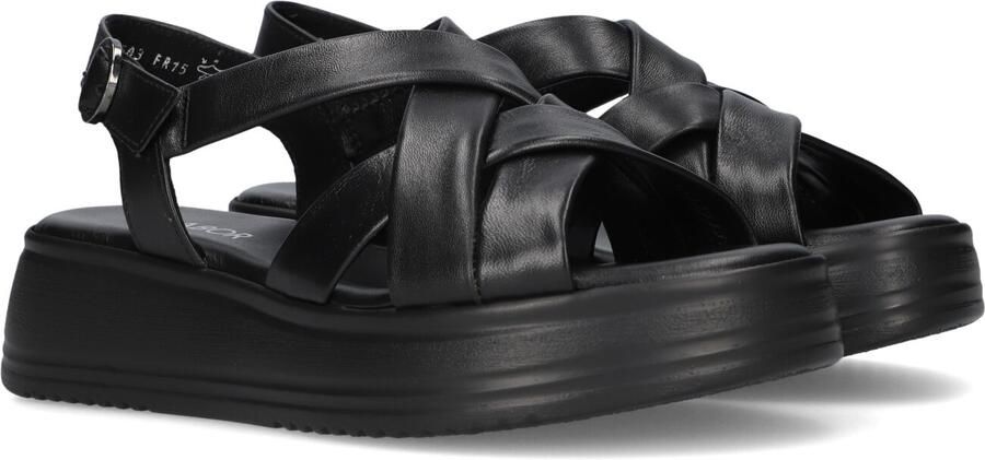 GABOR Zwarte Loafers 743