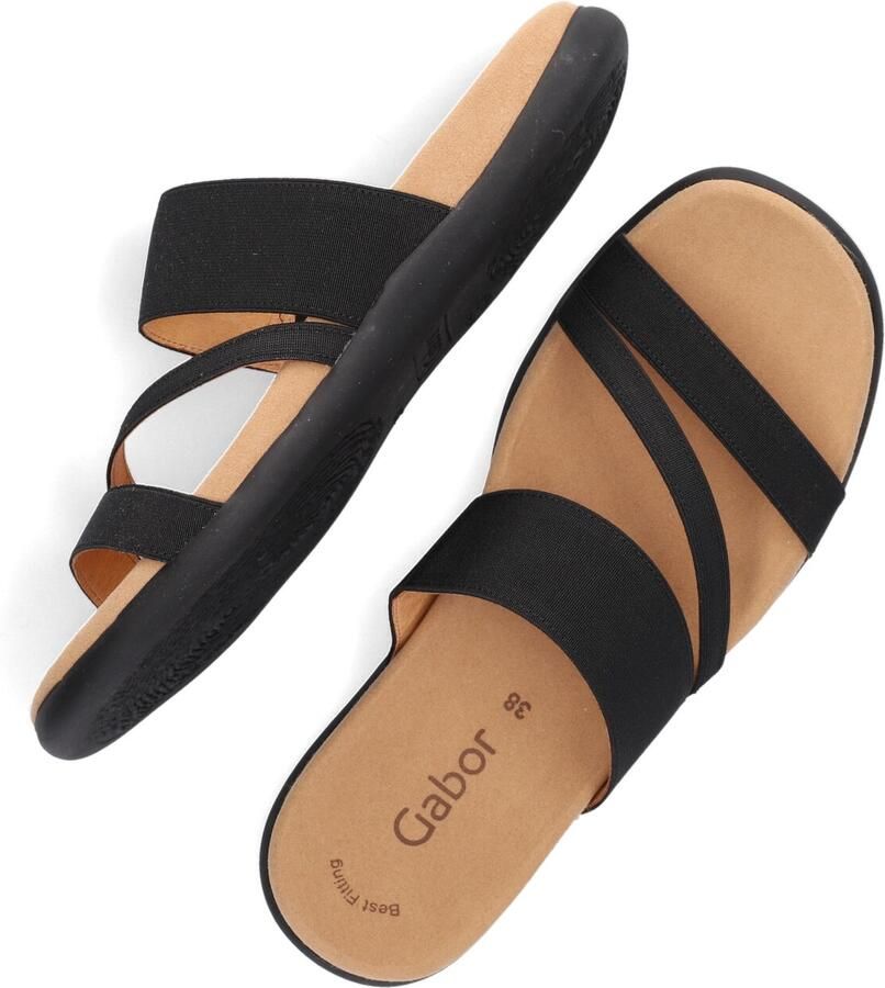 Gabor Slippers sleehak zomerschoen pantoffels met ademende leren voering - Foto 2