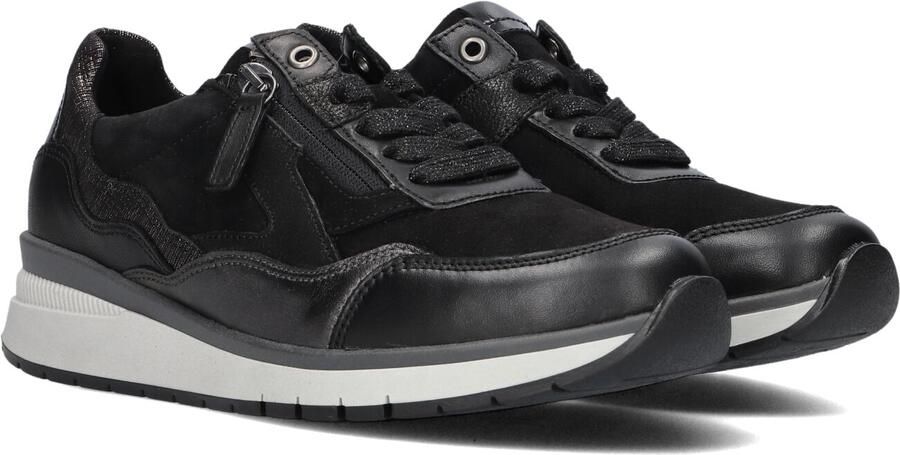 Gabor Sneakers met sleehak Capri vrijetijdsschoen lage schoen veterschoen in k-breedte (= extra breed)