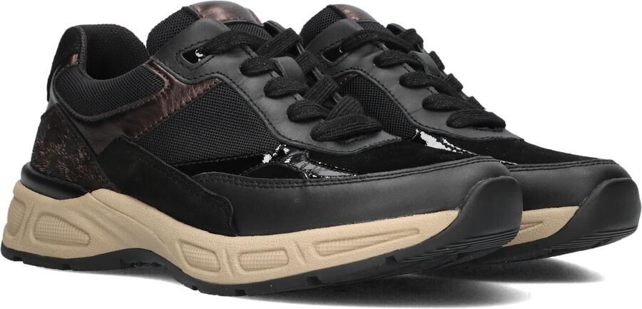 Gabor 585.2 Sneakers Dames Leren Sneaker Zwart