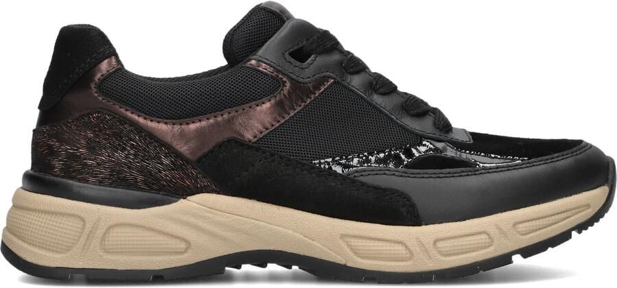 Gabor 585.2 Sneakers Dames Leren Sneaker Zwart - Foto 2