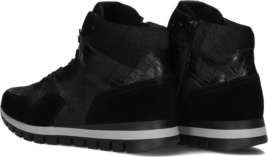 GABOR Hoge Sneakers Dames 755 37 5 Suède Zwart - Foto 4