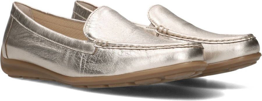 GABOR Mocassins Dames 440 Maat: 39 Materiaal: Suède Kleur: Goud