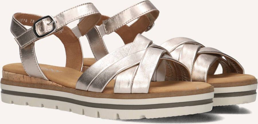 GABOR Dames 083.3 Maat: 38 Materiaal: Leer Kleur: Goud