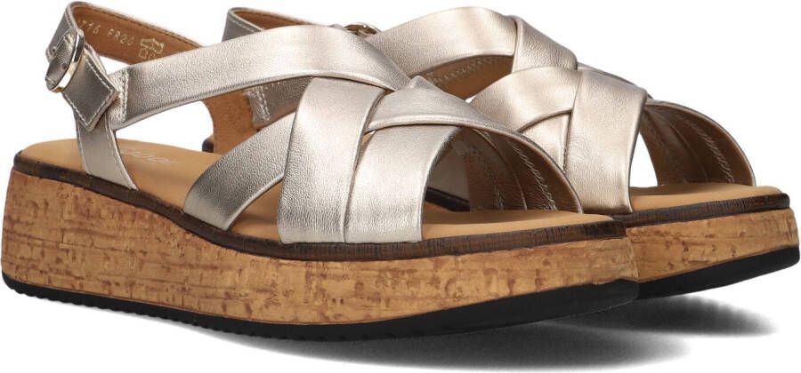 GABOR Dames 823.1 Maat: 35 Materiaal: Leer Kleur: Goudkleurig