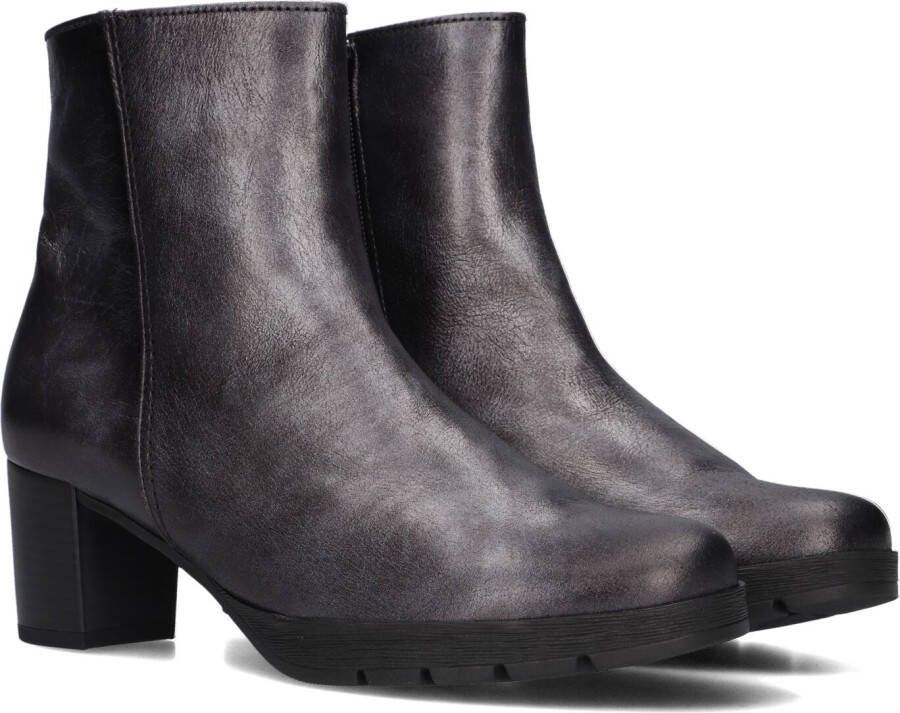 GABOR Enkellaarsjes Dames 071 Maat: 36 Materiaal: Leer Kleur: Grijs