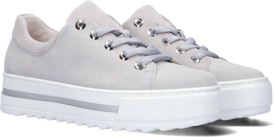 Gabor Grijze Lichtgewicht Platform Sneakers Gray Dames