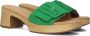 GABOR Muiltjes Dames 722.3 Maat: 38 Materiaal: Suède Kleur: Groen - Thumbnail 1