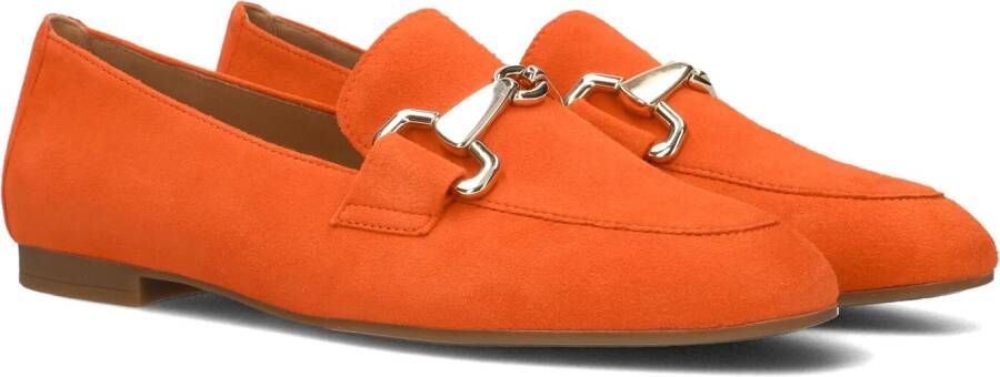 GABOR Loafers Dames 211 Maat: 44 Materiaal: Suède Kleur: Oranje