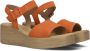 Gabor Oranje Suède Sandalen 531 Stijlvol Model Orange Dames - Thumbnail 1