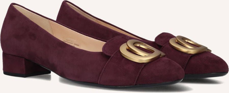 GABOR Pumps Dames 323.1 Maat: 40 5 Materiaal: Suède Kleur: Rood