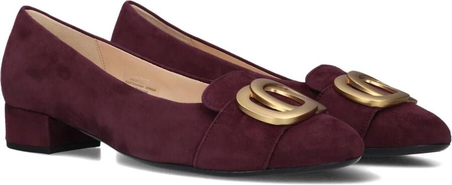 GABOR Pumps Dames 323.1 Maat: 38 5 Materiaal: Suède Kleur: Rood