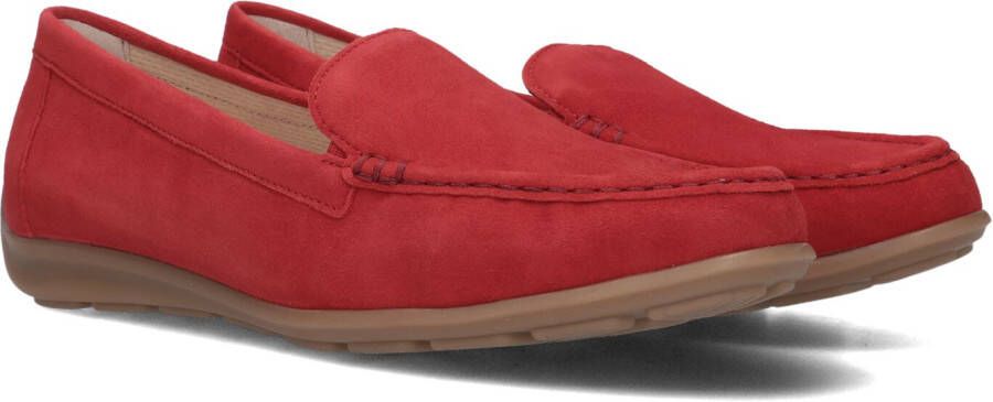 GABOR Mocassins Dames 440 Maat: 44 Materiaal: Suède Kleur: Rood