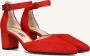 GABOR Dames 340 Maat: 37 5 Materiaal: Suède Kleur: Rood - Thumbnail 1