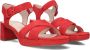 GABOR Dames 953 Maat: 41 Materiaal: Suède Kleur: Rood - Thumbnail 1
