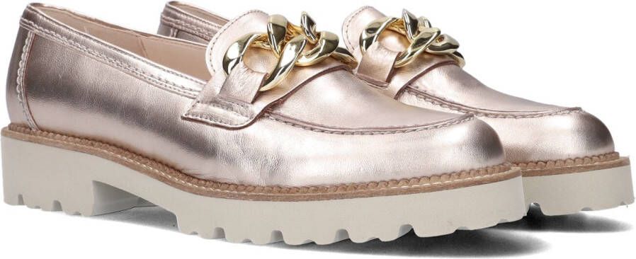 Metallica Metalli Loafers Instappers Dames Rosegoud