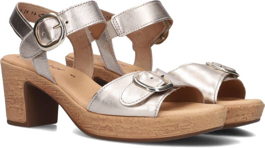GABOR Sandalen Dames 764.1 Maat: 38 Materiaal: Leer Kleur: Rosegoud
