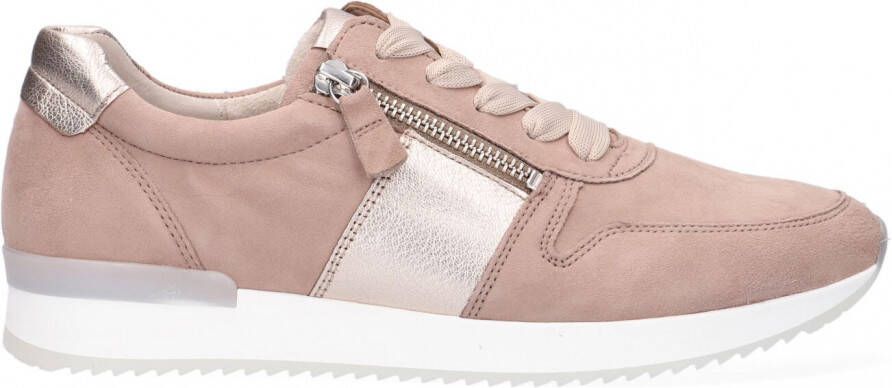 GABOR Lage Sneakers Dames 420 Maat: 37 5 Materiaal: Suède Kleur: Beige - Foto 2
