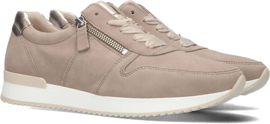 GABOR Lage Sneakers Dames 420 Maat: 37 5 Materiaal: Suède Kleur: Beige