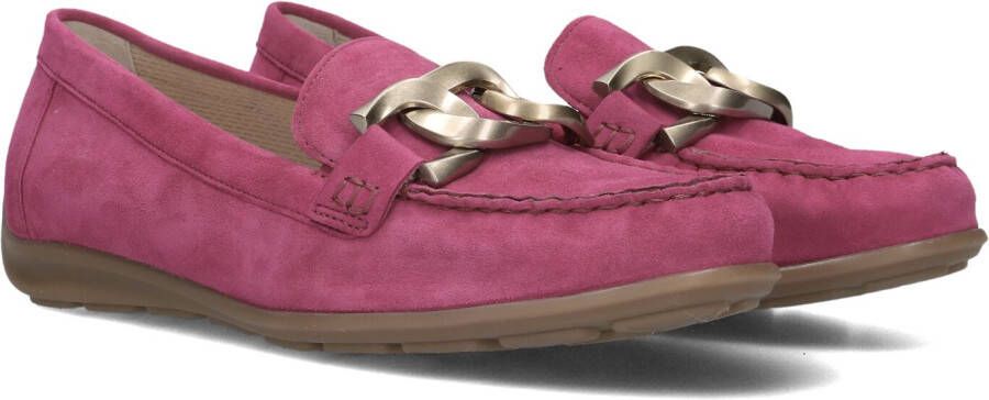 GABOR Mocassins Dames 444.1 Maat: 35 5 Materiaal: Suède Kleur: Roze