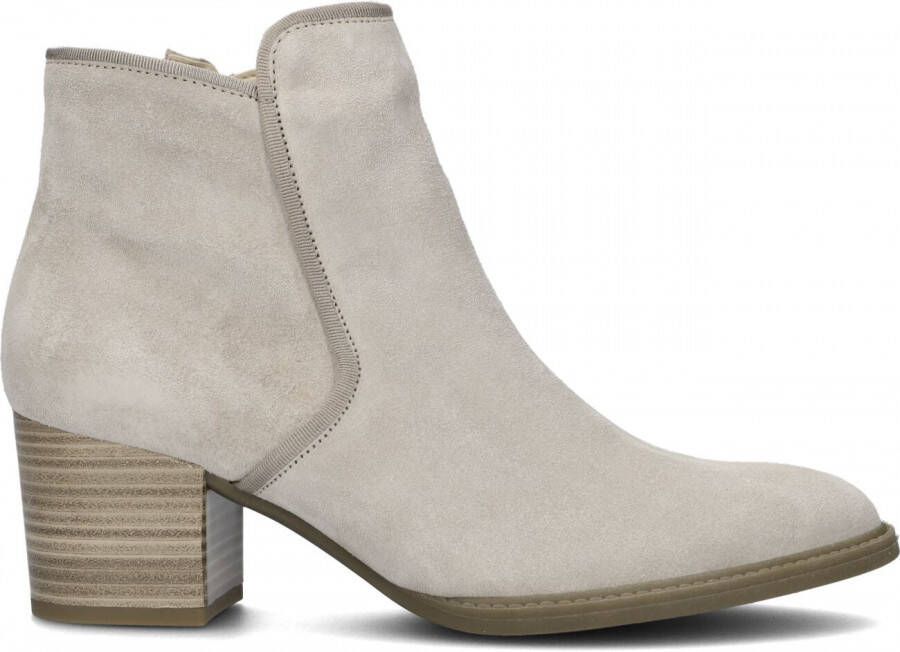 Gabor 990 Enkellaarsjes Enkelboots met rits Dames Taupe