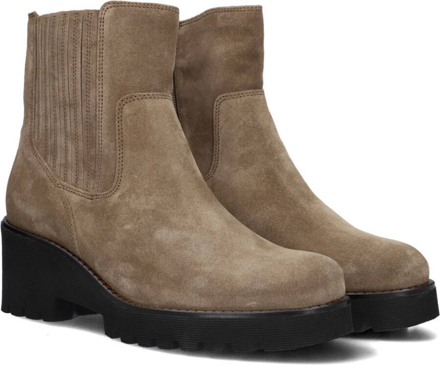GABOR Chelsea Boots Dames 621.2 Maat: 35 5 Materiaal: Suède Kleur: Taupe