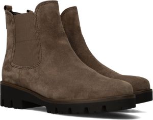 Bruin Tinten 771.1 Chelsea boots Enkellaarsjes Dames Taupe
