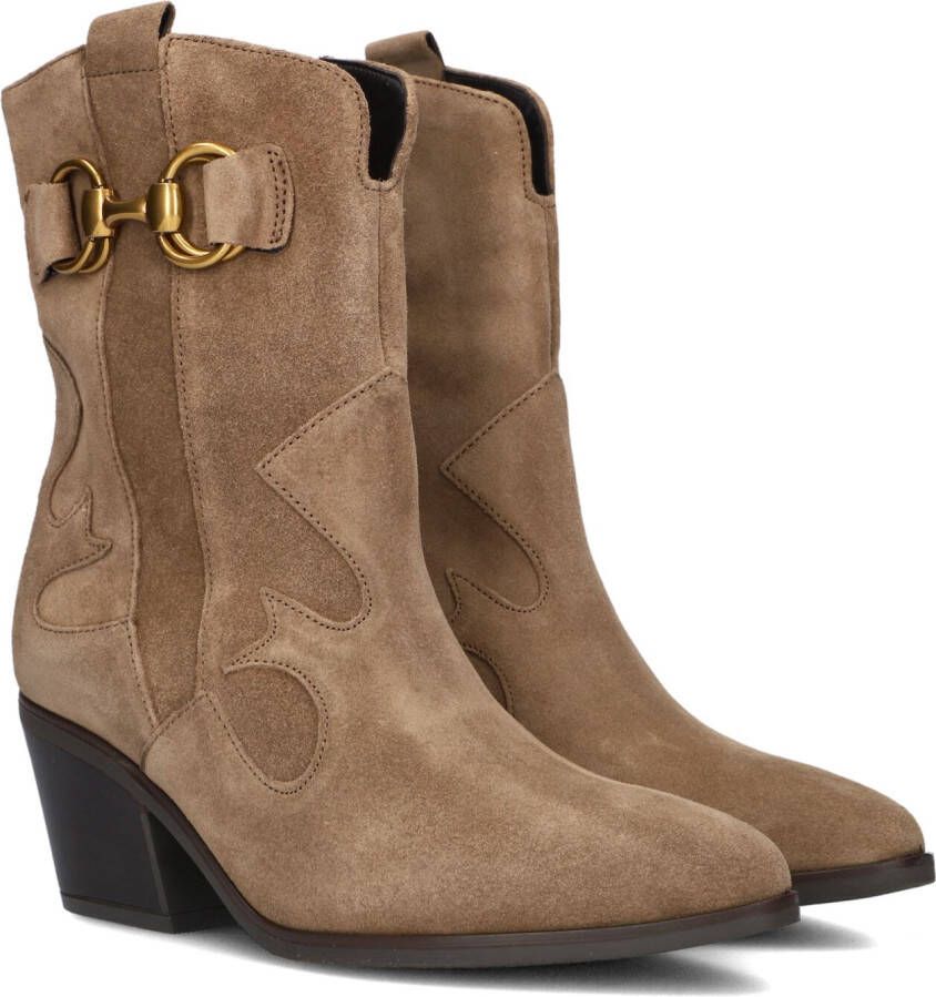 Gabor Trendy Cowgirl Laarzen met Luxe Uitstraling Beige Dames